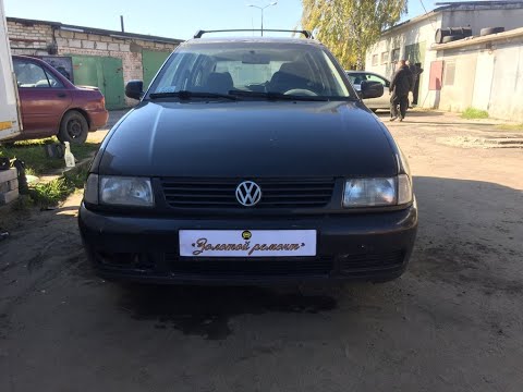 VW POLO 1.4 MPI замена ремня ГРМ