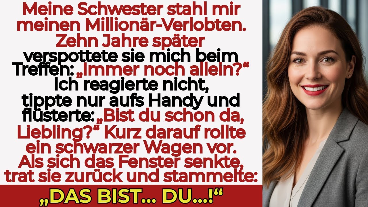 Meine Familie sah zu, wie meine Schwester meinen reichen Verlobten stahl — beim Dinner grinste sie