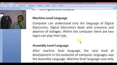 COMPUTER - CLASS VI ,CHAP-1(  1 ST PART)COMPUTER LANGUAGE( BY SANJAY SHARMA)