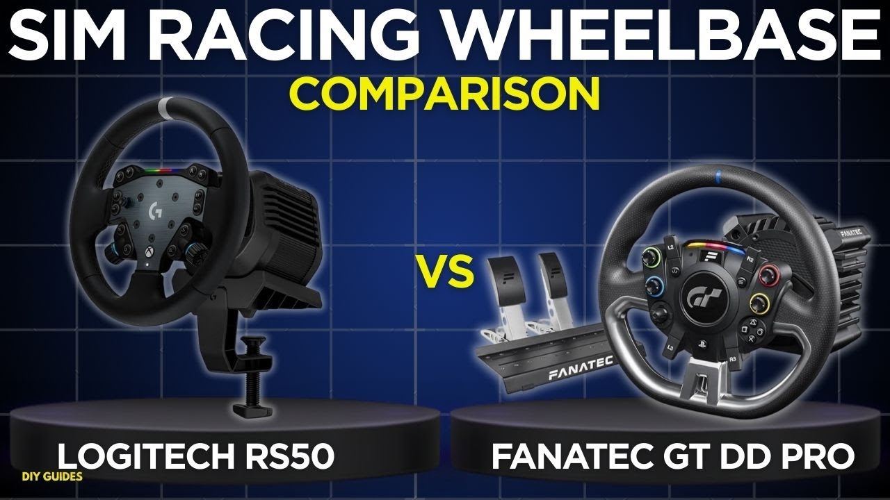 Logitech RS50 Vs Fanatec GT DD Pro Comparison | Which One Offers Better Value?