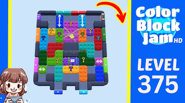 Color Block Jam Level 375 Solution Walkthrough