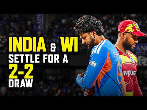 Rain had the final say as India & WI share the spoils in a 2-2 draw | #INDvWI