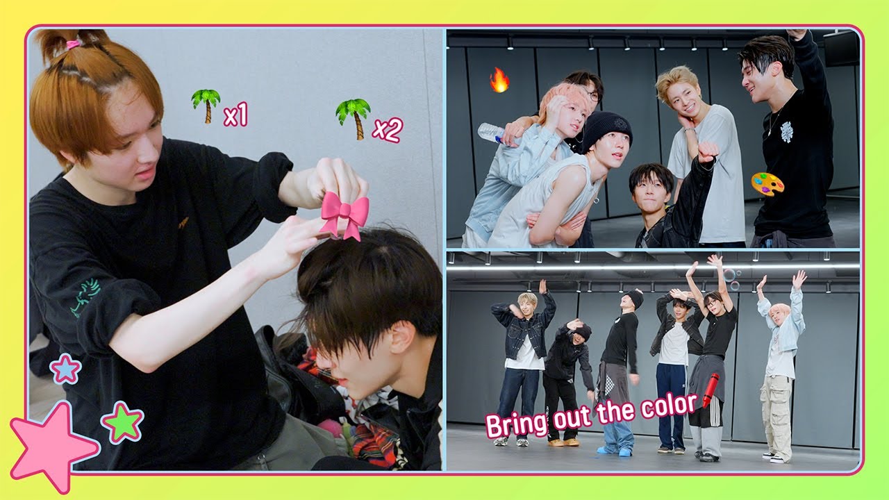 연습도 무대처럼 뿌시자💥 땀으로 흠뻑 적셔🖍️٩(^ᗜ^) | 練習もステージみたいにかまそう🔥 汗びっしょり | ‘COLOR’ Dance Practice Behind the Scenes