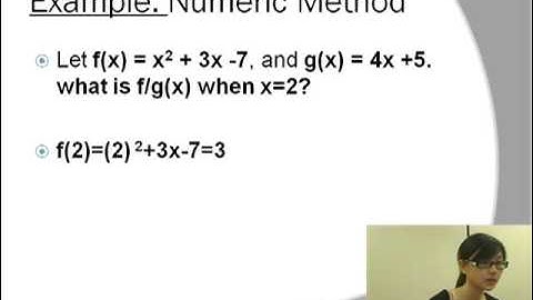 Lecture 9.4 Exploring Quotients of functions