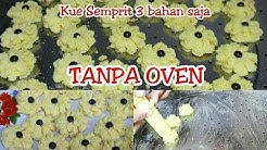 Kue Semprit 3 Bahan saja Tanpa Oven - Durasi: 7.02. 
