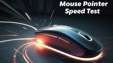 How to fast Pointer speed of mouse 🖱️
