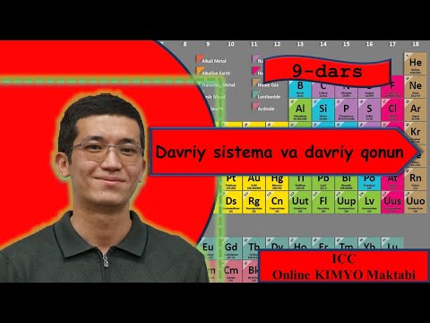 Video: Argon davriy sistemaning maxsus elementidir