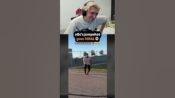 xQc reacts to his Basketball Jumpshot Meme 💀 #xqc #xqclips #funny