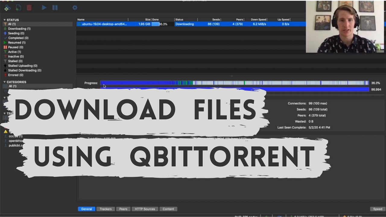 HOW TO DOWNLOAD FILES FROM TORRENTS USING QBITTORRENT  Tutorial