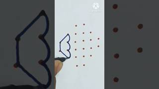 6*2*2 dots latest rangoli #shorts #art #dailyrangoli #easyrangoli #rangoli #muggulu #fridaykolam