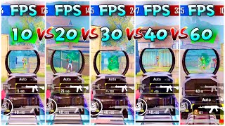 10FPS vs 20FPS vs 30FPS vs 40FPS vs 60FPS | BGMI | PUBG MOBILE | Does FPS Matter? screenshot 2