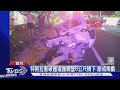 特斯拉衝破國道護欄墜6公尺橋下 斷成兩截｜TVBS新聞 @TVBSNEWS01