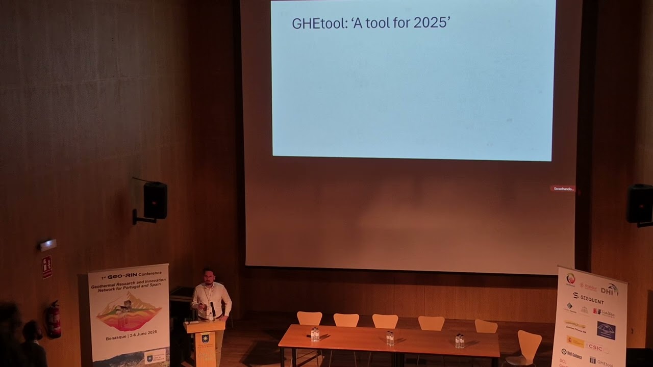 Recording at Geo-RIN conference: introduction GHEtool