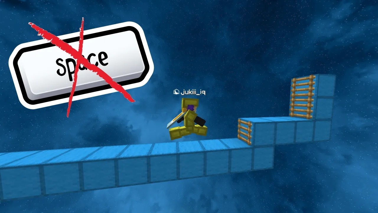 Can I win Bedwars without Jumping?