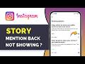 Instagram Story Mention Username Not Showing? Fix Back Name Issue (2026)