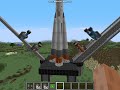 Minecraft Hbm nuclear tech mod - Soyuz Rocket launch