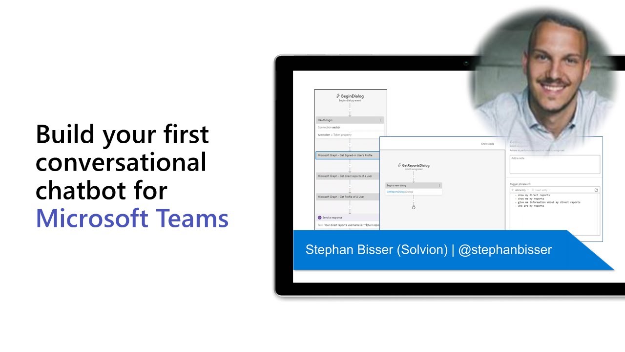 Build your first conversational chatbot for Microsoft Teams - YouTube