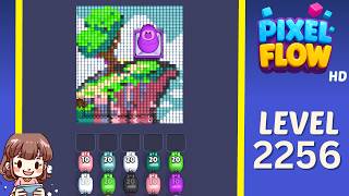 Pixel Flow Level 2256 Solution Walkthrough