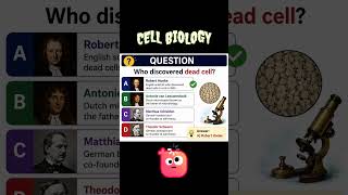 cell the unit of life  #cell discovery of dead cell #biology #neet #shorts #viral @BioMutualism
