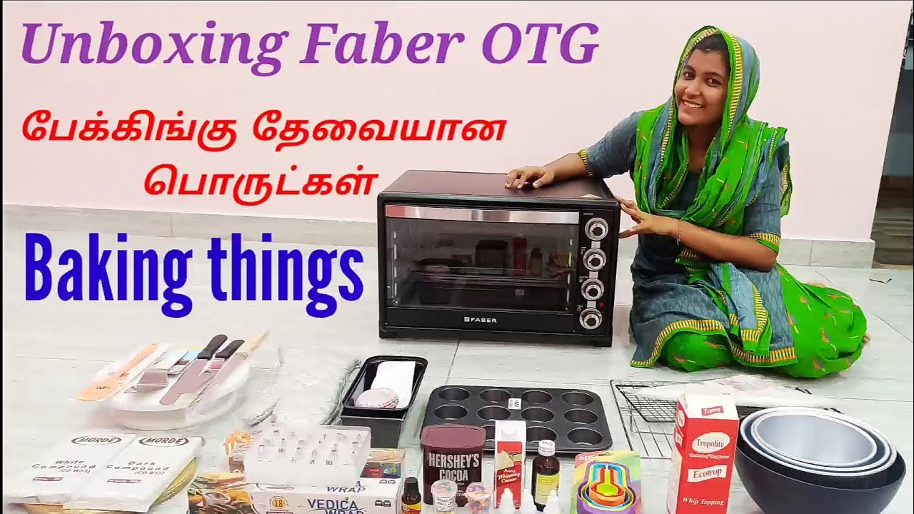 otg unboxing 😍Mynew FaberOTG and bakingthings Unboxing Video ஓ டி ஜி அன்பாக்ஸிங் வீடியோ tamil தமிழ்
