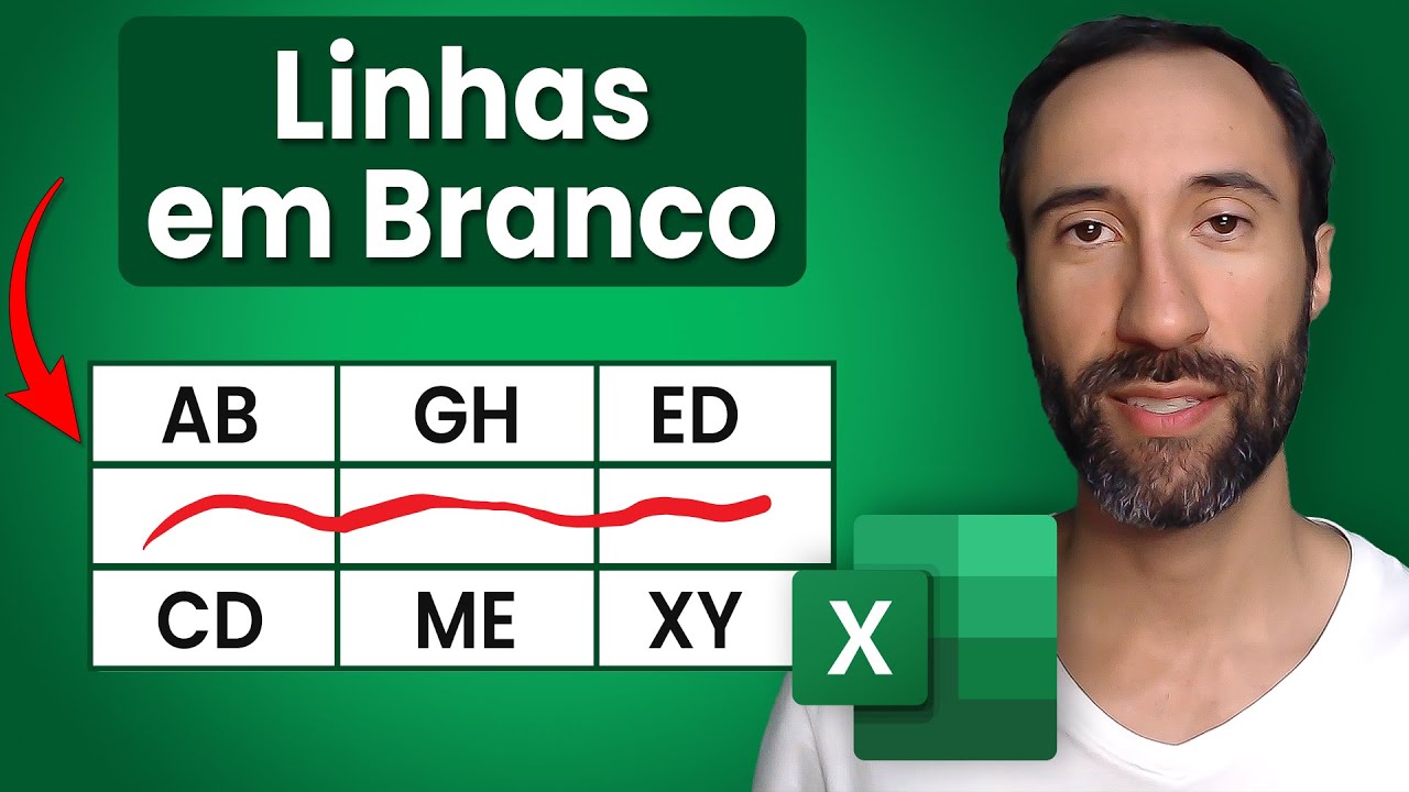Como Excluir Linhas em Branco no Excel - YouTube