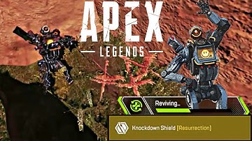 EPIC COMEBACK WIN! GOLD KNOCKDOWN SHIELD in APEX LEGENDS