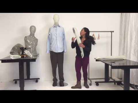 How to dress a Mannequin - YouTube