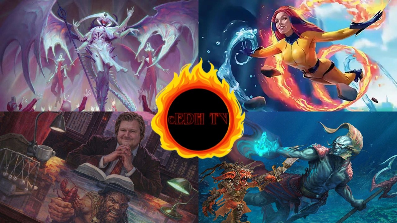 Crystal Inhuman Princess vs Atraxa vs Rograkh and Thrasios vs Tymna and Dargo cEDH Gameplay thumbnail