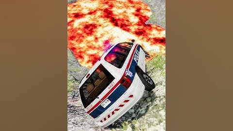 Cars vs Giant Lava Pit – BeamNG.drive #shortvideo  #beamng #short  #automobile #usa #viral