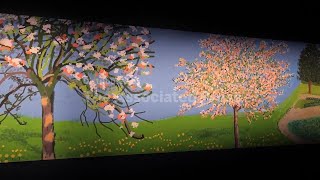 Hockneys 70 metre Bayeux tapestry-inspired artwork opens in London