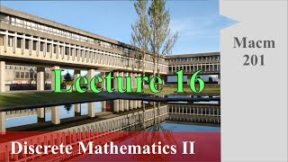 Macm 201 - Lecture 16