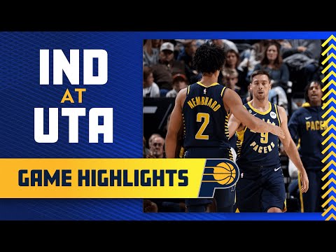 Indiana Pacers Highlights At Utah Jazz December 2 2022