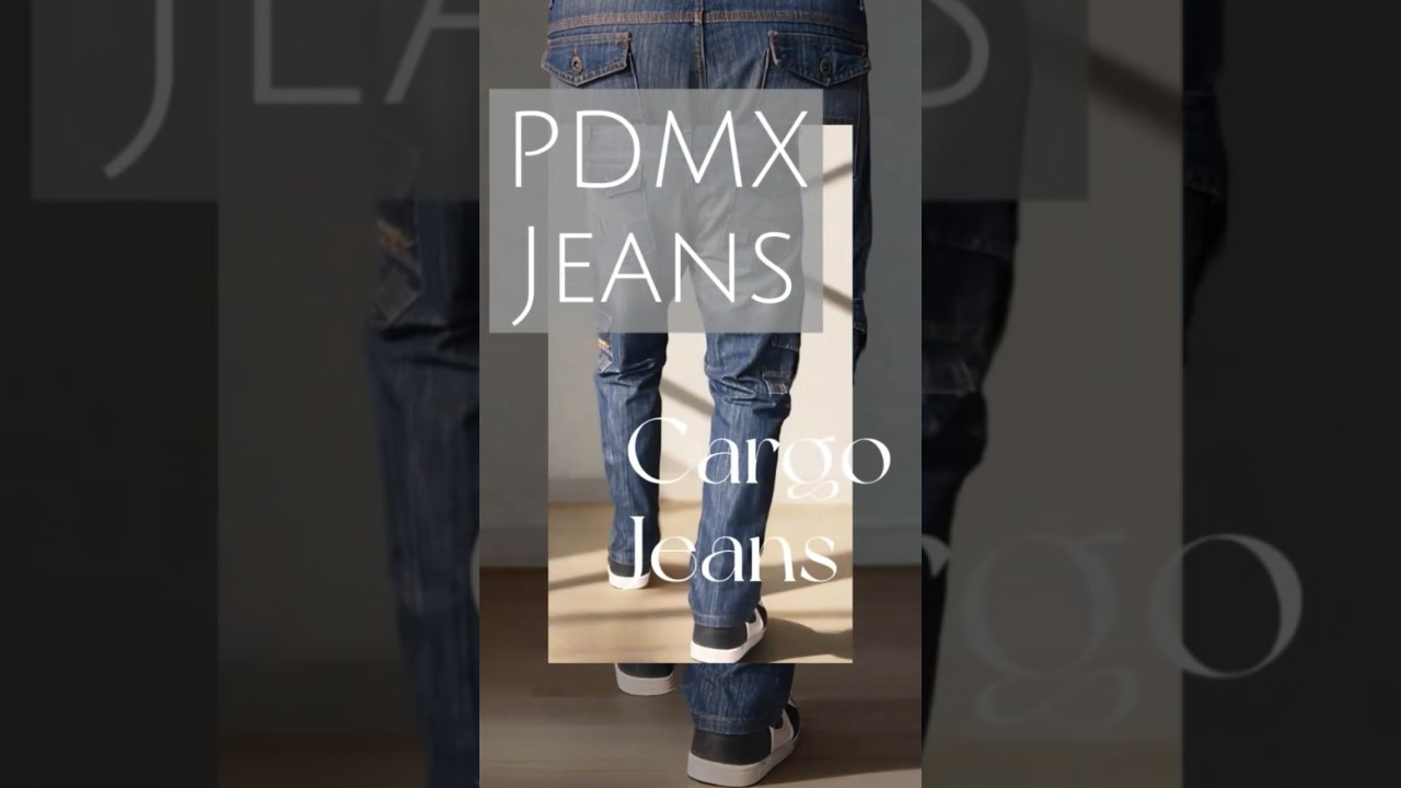 Jeans Cargo Mezclilla Azul Índigo para Hombre 👖💙 