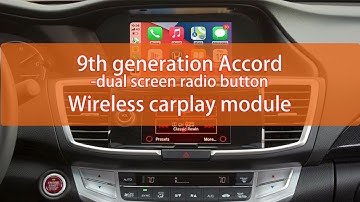 The 9th Accord TOURING version Wireless carplay