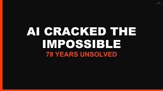 OpenAI Just Solved a 78-Year-Old IMPOSSIBLE Math Problem