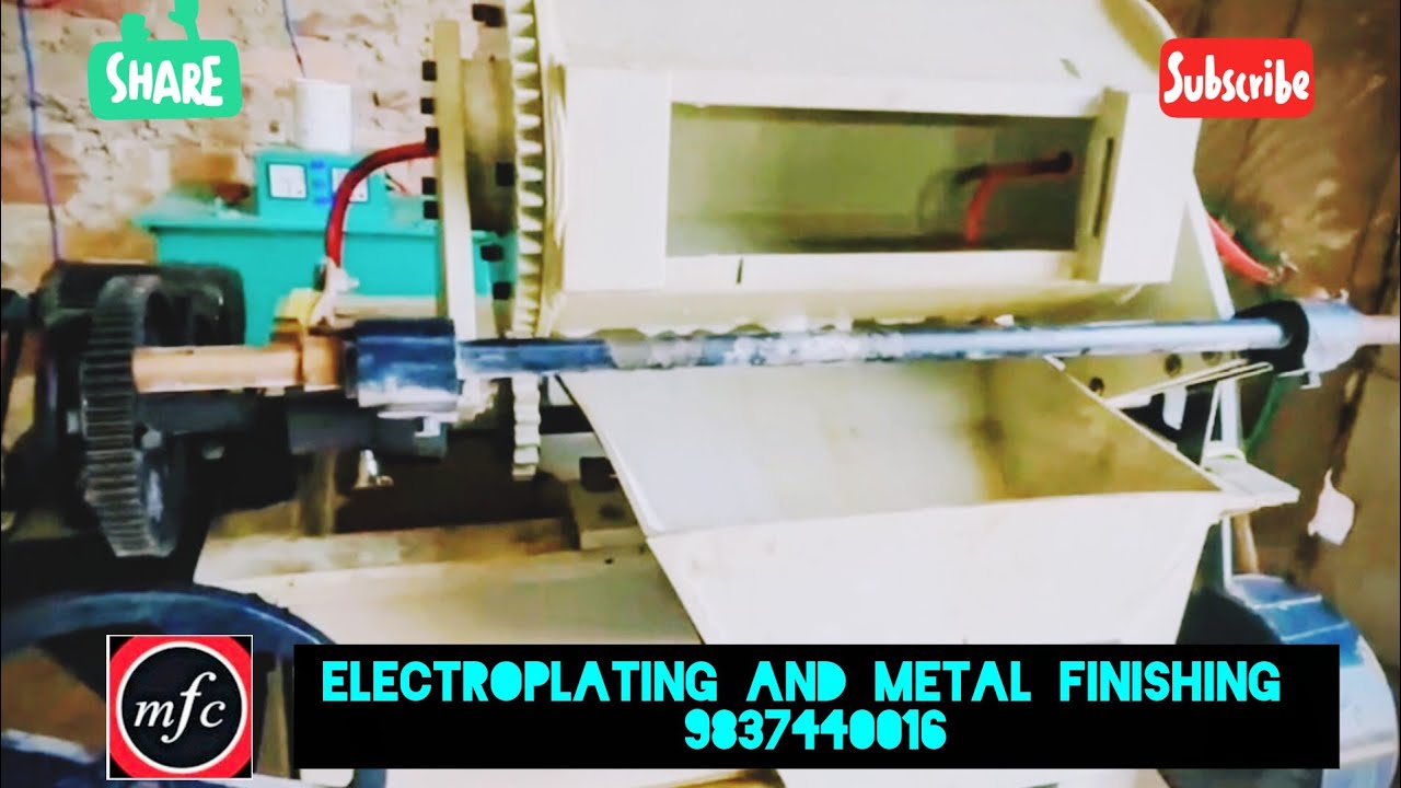 Zinc barrel plating @ Electroplating ang metal finishing 