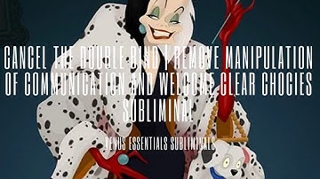 🎲 Cancel The Double Bind 🎲 | Remove Manipulation of Communication & Welcome Clear Choices Subliminal