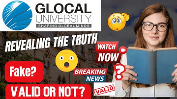 Secrets of the Glocal University Exposed | Glocal University Detailed Review Valid or not ?
