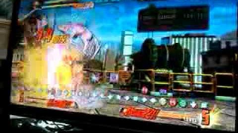 Viewtiful Joe Basic Mid-screen Bomb OTG combo with Amaterasu Assist
