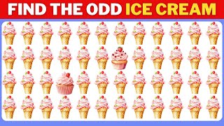 Find the ODD One Out - Sweets Edition 🍰🍨🍭 | Easy, Medium, Hard Levels Quiz