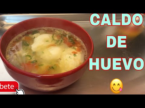 Video: Cómo Cocinar Caldo De Huevo