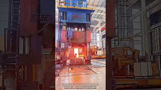 Steel Forging Process Inside a 4000 Ton Press