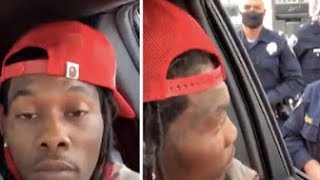 Offset detained in the middle of his Instagram live after run-in with Trump supporters