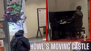 I played Merry-Go-Round of Life on public piano at the Kyoto Station