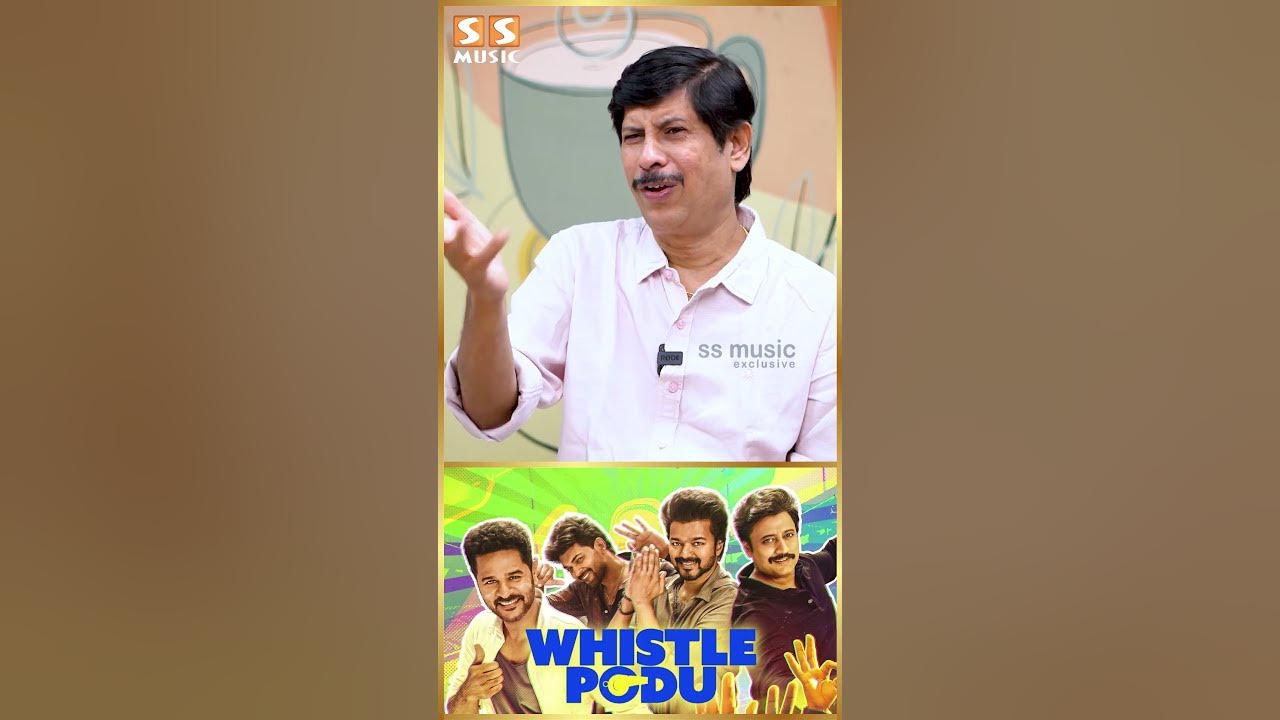 Yuvan Sir ரொம்ப Cool ஆன Person  - Flute Vijay | GOAT Thalapathy Vijay | Whistle Podu