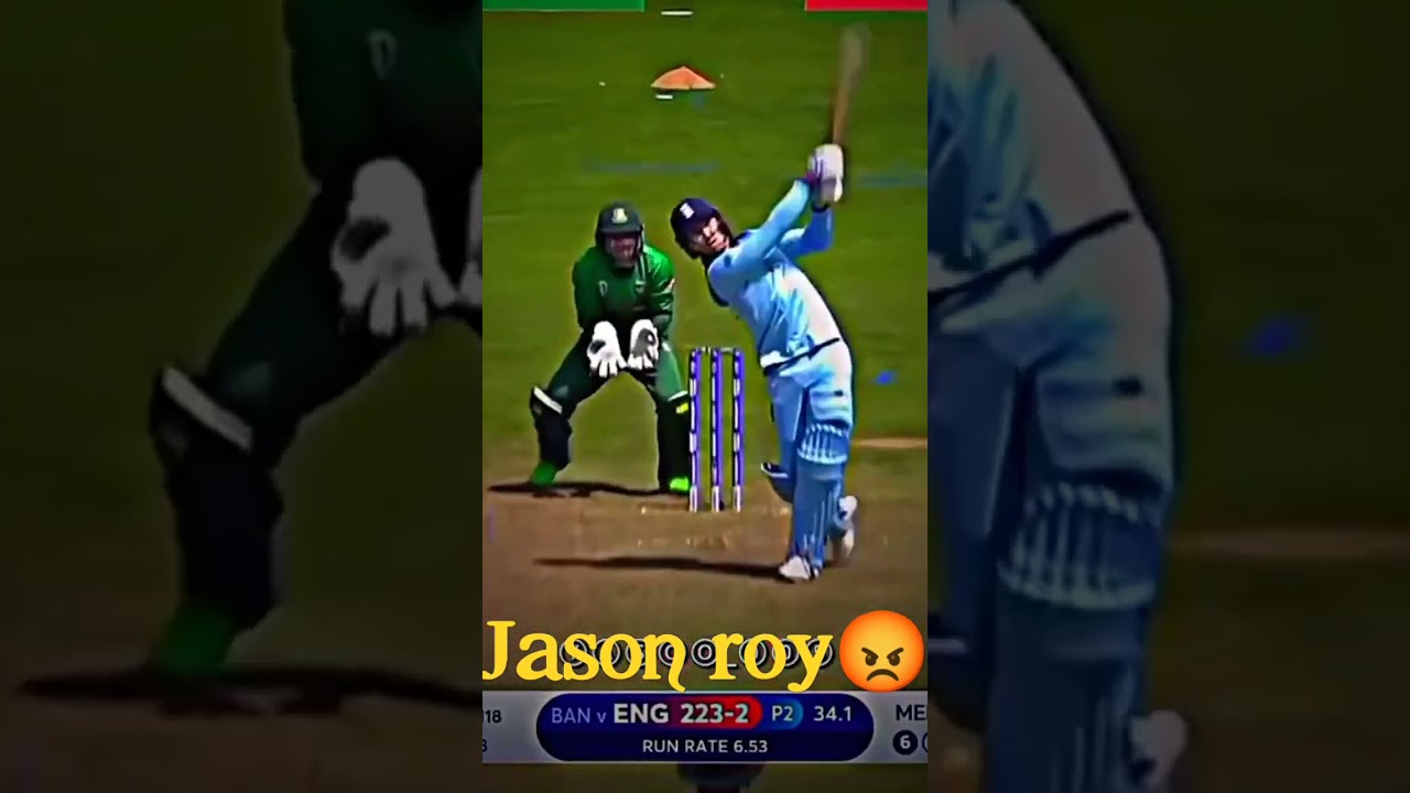 jason roy with brilliant shots against ban