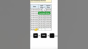Excel Tricks: How to Use Date and Timestamp Like a Pro! #ExcelTricks #DateAndTimestamp