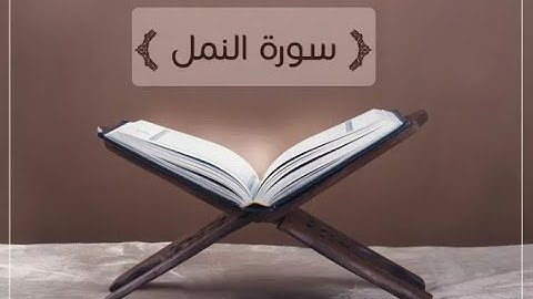 قبسات من سورة النمل - القارئ صالح الطوالة