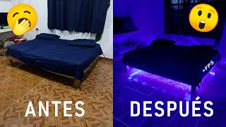 Renovando mi Cama con Luces LED RGB by Alejandro Solis 18,376 views 3 years ago 7 minutes, 8 seconds