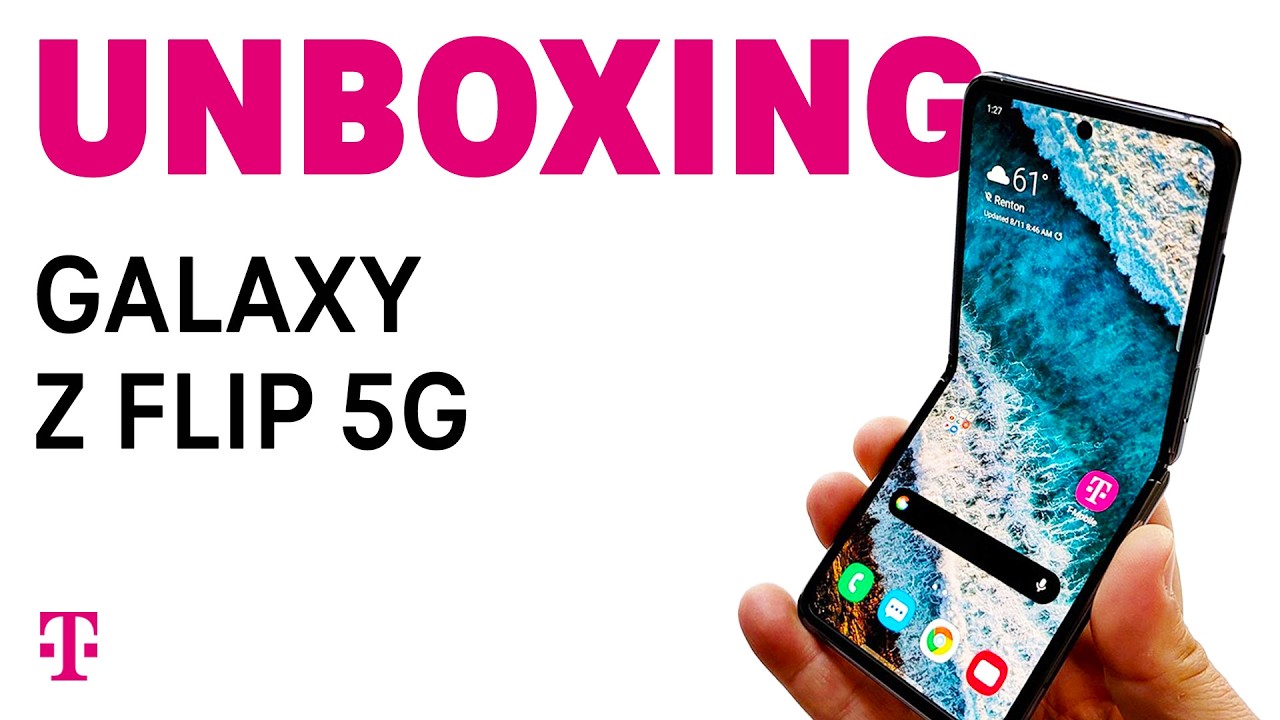 Samsung Galaxy Z Flip 5g Phone Unboxing T Mobile Youtube